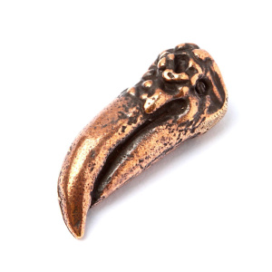 "Птаха", центральный элемент, ант. бронза, 1 шт. (#3926)