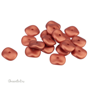 Wavelet Bead 10mm, Metallic Bronze, 1 шт. (#29410)