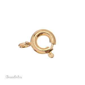 Замок-колечко "Мини" 5 мм, золото, 1 шт. (SV1701-JS-04G)