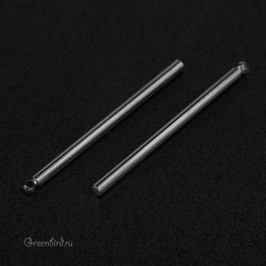 Подвеска "Цилиндр" длинная, gunmetal, 1 шт. (#SVA-BASE-300T)