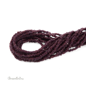 Бисер граненый Preciosa Charlotte Cut 13/0, Dark Brown (#13780)