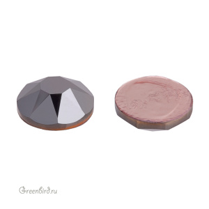 Swarovski 2078 Термостразы круглые SS34, черный гематит (#280HEM), 1 шт.