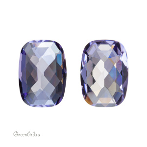 Swarovski 4565 Классический багет 14x10 мм, танзанит без фольги (#539UNF), 1 шт.