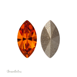 4228 Navette Fancy Stone 6х3 мм – Tangerine (#259)