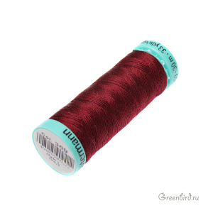 Шелковая нить Gutermann R753, 30м, черешня (#369)