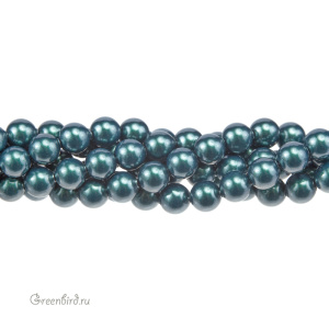 Swarovski 5810 Жемчуг 6 мм, иризирующий зеленый таити (#2004), уп. 20 шт.
