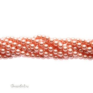 Swarovski 5810 Жемчуг 3 мм, розово-персиковый (#674), уп. 50 шт.