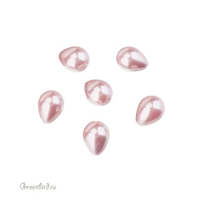 Жемчуг "Майорка" капля 15 x 12 мм, сиреневый, 1 шт (#SV1701-9016)