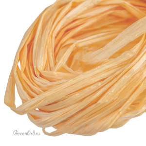 Рафия, 5 мм, желто-оранжевый Matte (#4301)
