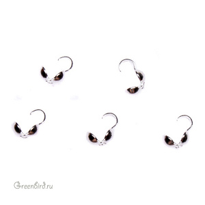 Каллот с крючком, серебро, 144 шт. (#03-12)