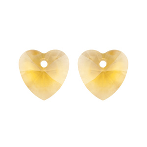 Crystalbird 6228C Ð¿Ð¾Ð´Ð²ÐµÑÐºÐ° Heart 10 Ð¼Ð¼ â Light Topaz (#226), 1 ÑÑ. (#CBPN-0047)