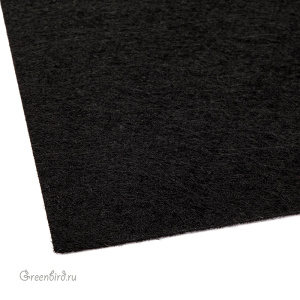 Фетр EFCO 2 мм для декорирования, 30 х 45 см, черный