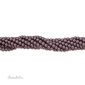 Swarovski 5810 Жемчуг 2 мм, иризирующий красный (#947), уп. 50 шт.