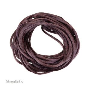 Шнур для кумихимо 2мм, Dark Plum