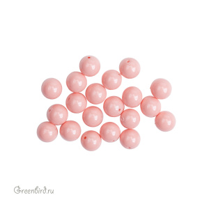 Swarovski 5810 Жемчуг 6 мм, розовый коралл (#716), уп. 20 шт.