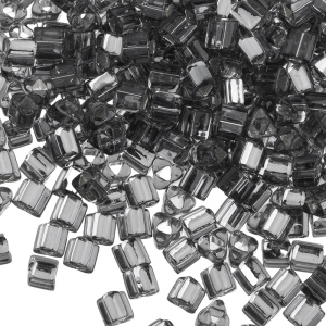 Бисер TOHO Triangle 8/0 внутреннее серебрение, серый (#29B), 10 г