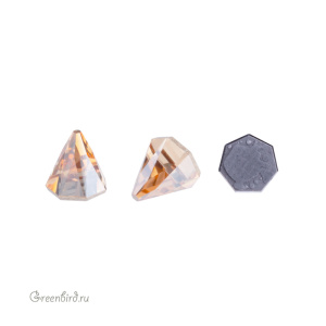 Swarovski 2019 Термостразы Шип круглый 4x4 мм, золотистая дымка (#001GSHA), 1 шт.