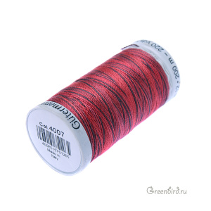 Нить Gutermann для вязания Cotton 12, красный кирпич (#4007)