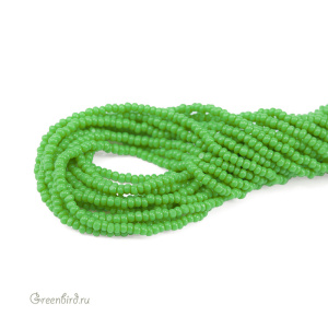 Бисер граненый Preciosa Charlotte Cut 13/0, Green (#53230)