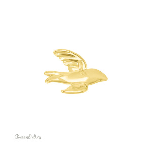 Подвеска "Ласточка", золото, 1 шт. (#SV1701-Pendant-102G)