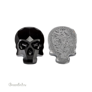 Swarovski 2856 Термостразы Череп 14x10,5 мм, черный (#280), 1 шт.