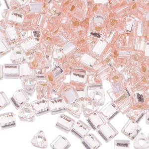Бисер TOHO Triangle 8/0 внутреннее серебрение, розалин (#31), 10 г