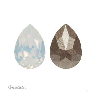 Swarovski 4320 Капля 10х7 мм, белый опал (#234), 1 шт.
