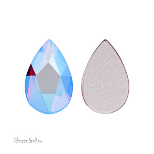 Swarovski 2303 Клеевые стразы Капля 8х5 мм, алый с мерцанием (#276SHIM), 1 шт.