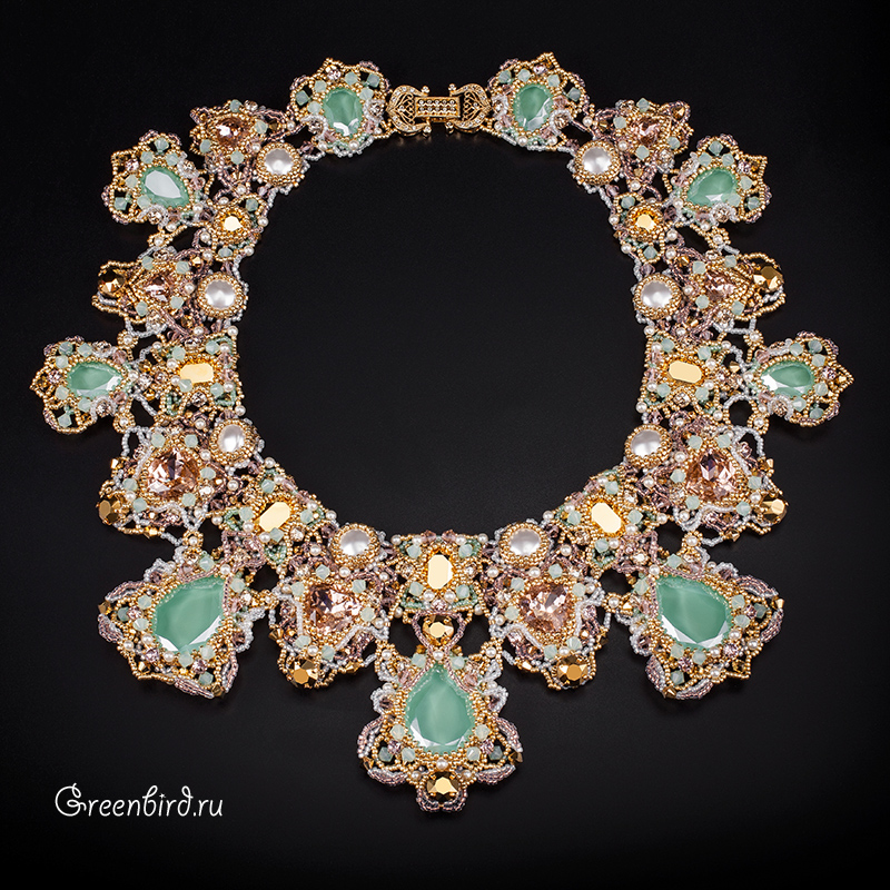 English class for AURORA necklace by Guzel Bakeeva