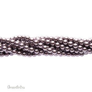 Swarovski 5810 Жемчуг 3 мм, розовато-лиловый (#160), уп. 50 шт.