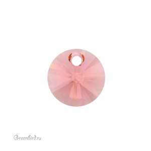 6428 подвеска Mini Disk Pendant 8mm – Rose Peach (#262)