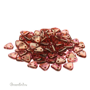 CzechMates Triangle 6мм, Rose/Gold Topaz, 10 гр (#AK00030)