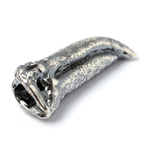 "Птаха", центральный элемент, ант. серебро, 1 шт. (#С3926)