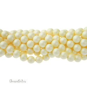 Swarovski 5810 Жемчуг 6 мм, пастельно-желтый (#945), уп. 20 шт.
