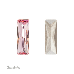 Swarovski 4547 Багет Принцесса 15x5 мм, светло-розовый (#223), 1 шт.