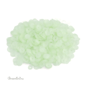 Пайетки 4мм чаша Verde Acqua (#706F)