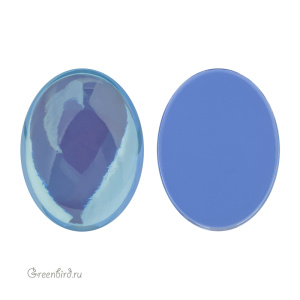 Swarovski 2196/4 Клеевые стразы Кабошон Овал 30х22,7 мм, океан делайт (#001L143D), 1 шт.