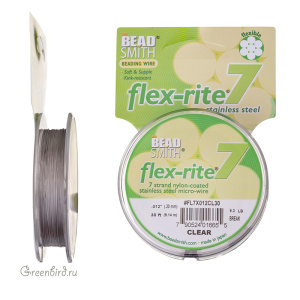 Тросик Flex-Rite 7 – 0,3 мм, прозрачный #FL7X(012CL)30