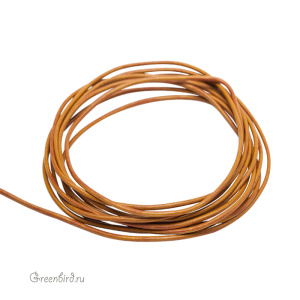 Кожаный шнур "Rust", 1.5 мм, 1 метр (LTRU1.5)