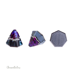 Swarovski 2019 Термостразы Шип круглый 6x6 мм, вулкан (#001VOL), 1 шт.