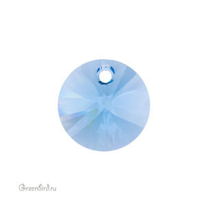 Swarovski 6428 подвеска Мини Диск 12 мм, аквамарин (#202), 1 шт.
