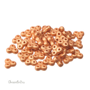 Trinity 6x6mm, Matte Metallic Gold, 5 гр (#29421)