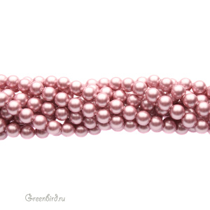 Swarovski 5810 Жемчуг 4 мм, пудрово-розовый (#352), уп. 50 шт.