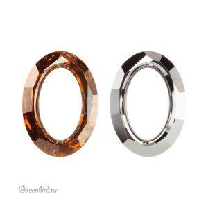 4137 Cosmic Oval 15х11 мм – Copper CAL'V'SI (#001COCVS)