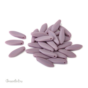 Glass Daggers 5x16mm, Opaque Lilac Matted, 1 шт. (#23020/84110)