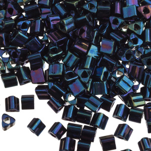 Бисер TOHO Triangle 8/0 металлизированный, туманность (#82), 10 г