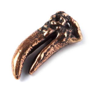 "Птаха", центральный элемент, ант. бронза, 1 шт. (#3968)