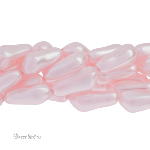 Swarovski 5844 Жемчуг барочный длинный 14 мм, розалин (#294), 1 шт.