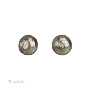 Хлопковый жемчуг 6 мм, Bronze, 1 шт. (#CTP001-06-Bronze)