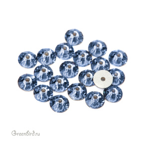 Swarovski 3188 Пайетки 4 мм, джинсово-синий (#266), уп. 20 шт.